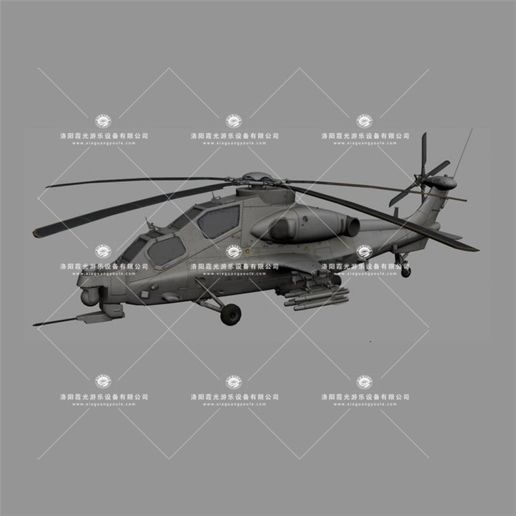 宁晋武装直升机3D模型